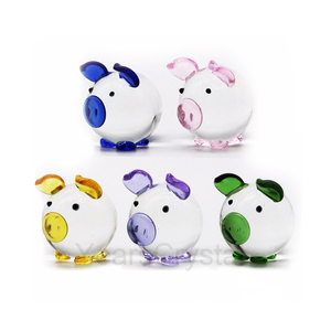Cristal mignon <span class=keywords><strong>Cochon</strong></span> en verre Figurine en Angries Oiseau de <span class=keywords><strong>Cochon</strong></span> Contes - Product Image 1