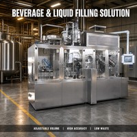 Machine de scellage de sachets préformés rotative entièrement automatique pour cartons et sachets à fermeture éclair avec bec verseur, pour yaourt et lait, 220V 2500kg