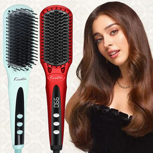 Spazzola Lisciante Elettrica <span class=keywords><strong>ENZO</strong></span> con Rivestimento in Ceramica LED per <span class=keywords><strong>Auto</strong></span>, Hotel e Uso Domestico - Product Image 2