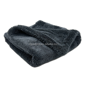 40x60cm 1200 Gsm doppio anello attorcigliato pila Ultra spesso spigolosa in microfibra asciugamano per asciugatura Auto per lavaggio Auto con dettagli Auto - Product Image 1