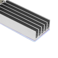 Radiateur de refroidissement XT-XINTE M.2 2280 SS D avec ventilateur 3 broches 20 mm DC5V/DC12V pour ordinateur de bureau pour NVME PCIE SATA