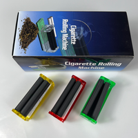 Mini enrouleur de cigarettes manuel d'approvisionnement d'usine Machine à cigarettes en plastique légère et facile à transporter