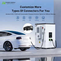 Station de recharge pour véhicules électriques JApower 180KW intégrée à la batterie, tout-en-un, stockage d'énergie 100KW 215KWH avec onduleur hybride Solis