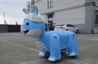 Trottinette télécommandée électrique animatronique dinosaure pour enfants, modèle à monnayeur pour parc d'attractions