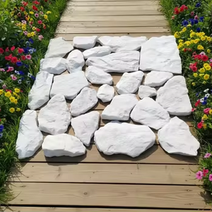 Prix d'usine, quartz blanc naturel, <span class=keywords><strong>pierre</strong></span> <span class=keywords><strong>calcaire</strong></span> noire aléatoire, revêtement mural extérieur, carreaux de sol en ardoise - Product Image 1