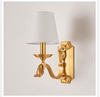 Applique murale LED en cuivre moderne de haute qualité, décoration pour la maison, salon, chambre à coucher, balcon, couloir