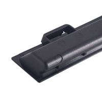 Hengsheng XAM46 poignées noir ABS tiroir dissimulé armoires de cuisine poignées porte tirer Flush Pull poignée de porte d'armoire en plastique