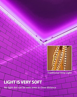 Neonawall - Tira de Luces LED de Neón RGB que Cambian de Color, Luces de Gabinete para Interiores y Exteriores, Manualidades y Decoración