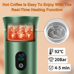 Cafetera Espresso Portátil Estilo <span class=keywords><strong>Italiano</strong></span>, Compatible con Cápsulas y Café Molido, Idea de Regalo para Hotel, Viajes, Oficina y Hogar - Product Image 3