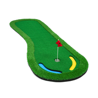 Mini Tragbare Golf-Übungs-Putting-Matte Golf-Putting-Grün-Matte