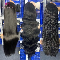 Perruque en cheveux humains vierges brésiliens Jerry Curly en gros, 13x4 13x6, dentelle suisse transparente sans colle, dentelle frontale HD pour femmes noires