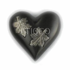 Textura de mármol Latón macizo Corazón de metal Cremación Urna funeraria Recuerdo Hermoso color Corazón Hierro Cremación Superventas - Product Image 4