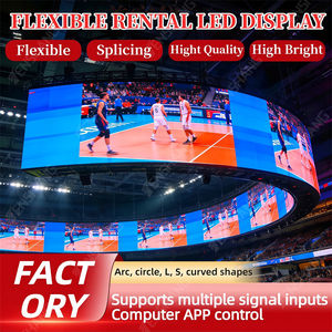 Écran LED flexible RVB P2.6/P2.9/P3.91 couleur pleine HD pour intérieur et extérieur, idéal pour la location, les fêtes, le cinéma, les événements et les décors de scène - Product Image 3