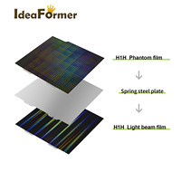 H1H pencetak 3d pelat pembuatan 184mm lembaran baja persegi lampu sorot hantu Musim Semi Bambu Lab A1 Phantom Spring + kasur cetak Mini
