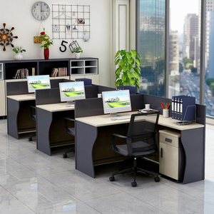 Trạm Làm Việc Văn Phòng Trung Tâm Cuộc Gọi Tủ Nội Thất Văn Phòng Nhân Viên Bàn Máy Tính - Product Image 4