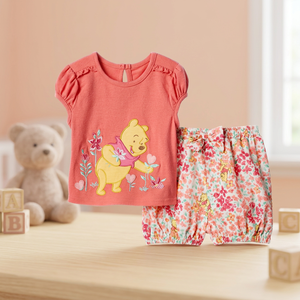 Conjunto de Ropa de Verano para Bebés Niñas, Camiseta Estampada, Conjuntos de Ropa para Niños, Camisetas para Niños 100% Algodón - Product Image 2