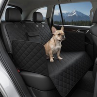 Housse de siège arrière pour animaux de compagnie en Oxford et polyester de haute qualité, anti-rayures, avec poche, hamac respirant pour camions