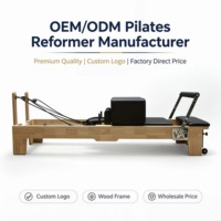 Reformer Pilates en Bois de Chêne Durable pour Yoga, Entraînement Physique, Multifonctionnel, Écologique et Sain