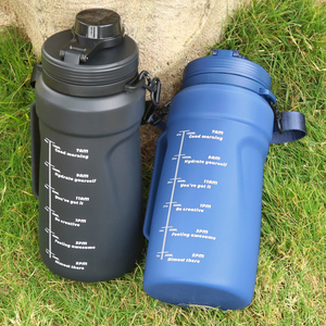 Botella de Agua Plegable Inteligente de Silicona Transparente Portátil al por Mayor con Pajita, Personalizable, de 2L, para Niños - Product Image 6