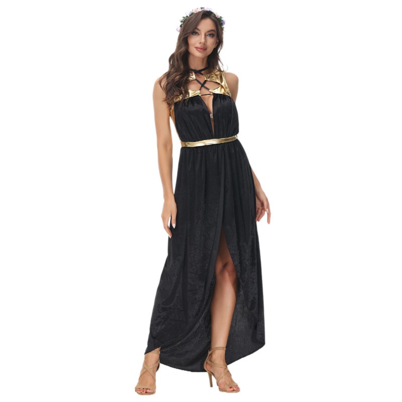 2023 Halloween Cosplay: Elegant Egyptian Princess Dress