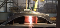 Kit de bras de robot industriel, machine de découpe 3D laser CNC de haute précision 6 axes