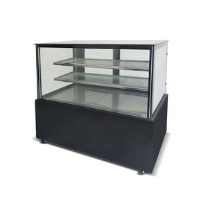 Más Popular 0,9 m Cake Showcase Chiller Glass Display Chiller para panadería y cafetería Refrigerado Pastelería Showcase Square - Product Image 3