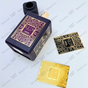 Etiquetas Adhesivas de Aluminio de Lujo Resistentes al Agua para Botellas de Perfume, Manualidades y Marcos de Fotos, Personalizables - Product Image 3