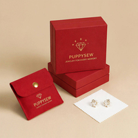 Boîtes à bijoux personnalisées imprimées sur mesure, boîtes à bijoux fantaisie de luxe de petite taille avec aimant pour l'emballage des bijoux