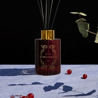 Ensemble cadeau diffuseur d'arômes de luxe en gros, flacon en verre vide de 120 ml pour huiles essentielles avec bâtonnets