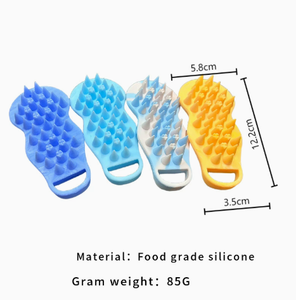 Cepillo de Silicona de Grado Alimenticio para el Cabello, Peine de Masaje para Limpieza Profunda, Cepillo para Desenredar el Cabello y Cuidado del Cuero Cabelludo - Product Image 1