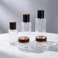 Pot en verre vide pour crème, flacon de lotion, 30g, 50g, 40ml, 100ml, 120ml, pour emballage cosmétique, directement de l'usine
