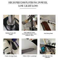 Machine de suppression de tatouages Boslaser Pico Qswitch Nd Yag, laser Pico portable pour la suppression de tatouages, d'acné, de marques et de taches
