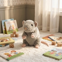 Peluche personnalisée petite souris, jouet en peluche mignon et doux, poupée animal rat pour enfants, cadeau d'anniversaire, fournisseur de fête, usine OEM ODM