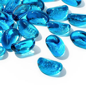 Zeeblauw glas zandkraal <span class=keywords><strong>aquarium</strong></span> landschapsarchitectuur basisdecor duurzame aquariumdecoratie voor woonkamer - Product Image 4