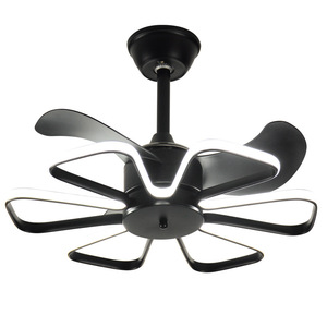 <b>Ceiling</b> Fan <b>Light</b> Led Integrated Modern Minimalist Bedroom Study Flush Mount Fixed Blade Silent Inverter - Product Image 3