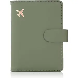 Slim Travel Wallet Passport And Card Holder Protector Cover PU Custom Leather Passport Holder