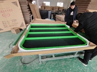 Table de football d'entraînement Guan Xuan, en matériau SMC, mobile et personnalisable