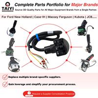 Manette de commande auxiliaire droite à quatre interrupteurs pour chargeuse sur chenilles TAIYI Construction Equipment 6680418, garantie 1 an