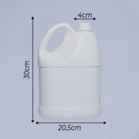 Cairan Pencuci Piring Grosir 4L dalam Jerigen Plastik Kapasitas Besar HDPE dengan Tutup Sekrup Logo Custom