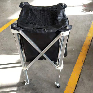 Portable Aluminium+Fabric <strong>Tennis</strong> <strong>Ball</strong> Trolley <strong>Basket</strong> &amp; Cart 88x38x38cm for <strong>Tennis</strong> Teaching &amp; Competition - Product Image 2