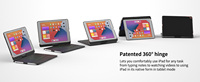 Housse pour iPad 10.2in & 10.5in, housse de protection de table en gros d'usine, rotation à 360 °"