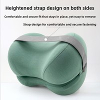 Coussin orthopédique en mousse à mémoire de forme pour le soutien des jambes avec contour d'élévation des membres inférieurs et soutien des genoux pour les personnes âgées et les femmes enceintes, personnalisable