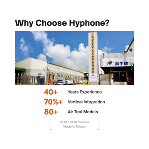 HY-2143AR เครื่องเจียรลมแบบมุมฉาก 0.7 แรงม้า พร้อมสวิตช์ก้านโยกนิรภัย หัวจับดอกสว่านขนาด 6 มม. แบบไม่ต้องใช้เครื่องมือ - Product Image 3