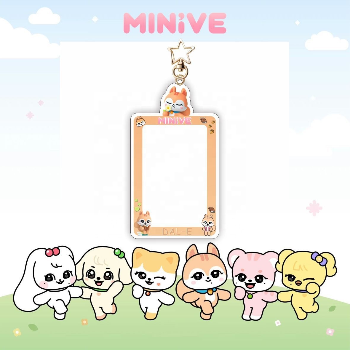 KPOP Acrylic Keychain - Cute IVE MINIVE Wonyoung Card Case