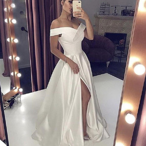 <span class=keywords><strong>Abito</strong></span> da <span class=keywords><strong>damigella</strong></span> d'onore in raso di alta qualità, nuovo, di tendenza, elegante, per feste, cerimonie di laurea e matrimoni - Product Image 1