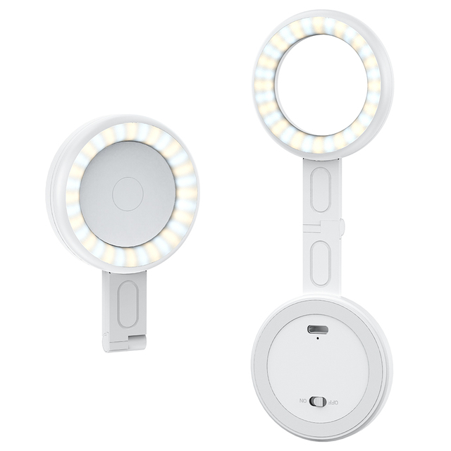 Wholesale Portable Selfie Ring Light Camera Clip-on Mobile Phone Led Selfie Ring Light for Smartphone