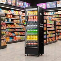 Distributeur automatique intelligent XMAI 425L AI pour entrepôt, collations et boissons pour employés, avec surveillance à distance