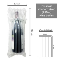 Plaque de coussin à bulles d'étanchéité, pour bouteille de vin, sac de protection pour colonne d'air gonflable, emballage en rouleau, tampon