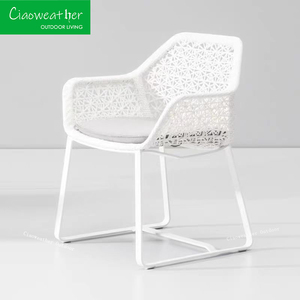 Ngoài trời mây ăn đặt hiện đại Patio đồ nội thất mây ghế và ngoài trời bàn ăn đặt <span class=keywords><strong>wicker</strong></span> Patio bàn ăn thiết lập - Product Image 5