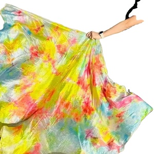 Drapeaux de louange prophétique, voiles en soie et rubans pour la danse de louange et le culte, pour femmes et jeunes <span class=keywords><strong>filles</strong></span>, tenues de performance pour le ministère - Product Image 1